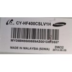 SAMSUNG UA40F6400 SCREEN PANEL CY-HF400CSLV1H BN95-00889A
